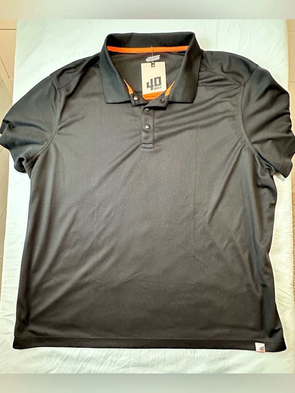 NWT 40 Grit by Duluth Trading Men’s Performance Polo | 2XL | Black